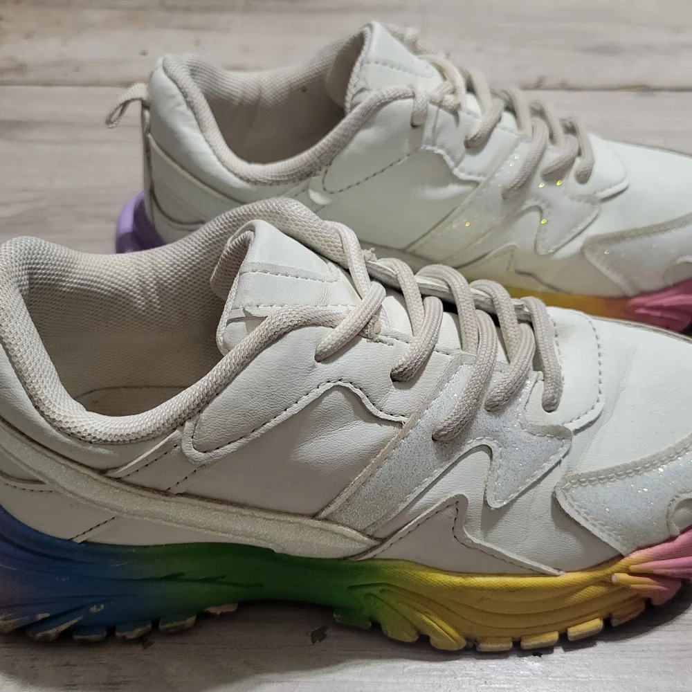 FabKids Rainbow Sole Sneakers